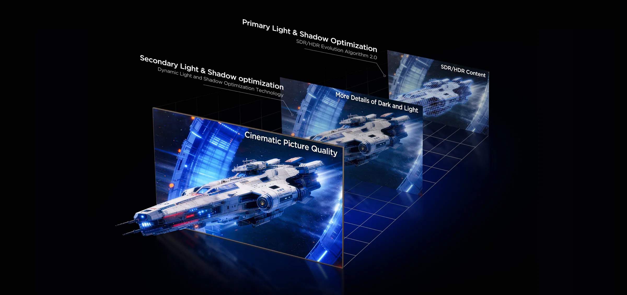 Tivi TCL 98 inch Mini LED RGB 98RM7L trang bị tấm nêm với tần số quét thực cao lên đên 288Hz
